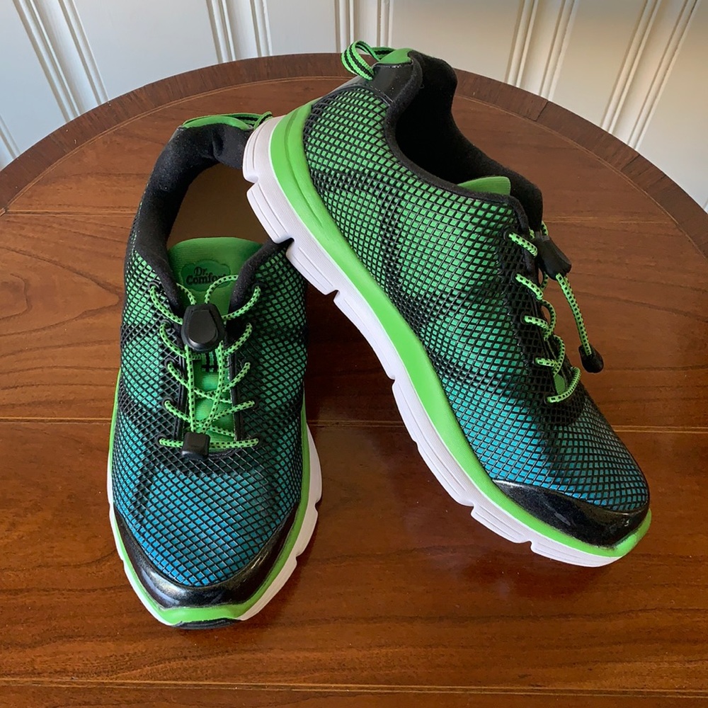 Dr. Comfort Katy Athletic Shoe Green/Turquoise